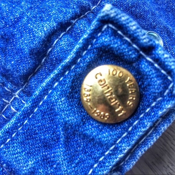 **SOLD** Vintage Carhartt ‘89 Denim Detroit Jacket - Picture 7 of 8